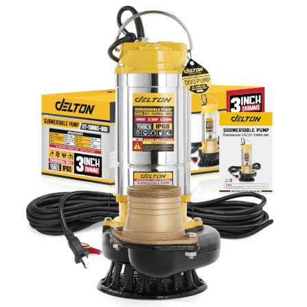 ปั๊มจุ่ม DELTON รุ่น DT-TURBO-660 ขนาด 3 นิ้ว 2.5HP 1,900W_7